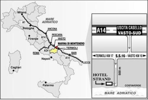 Hotel Strand Marina Di Montenero Eksteriør billede